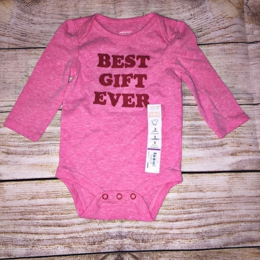 Best Gift Ever Long sleeve Onesie Size 3 Months
